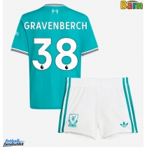 Liverpool Ryan Gravenberch #38 Tredjedraktsett Barn 2025-26 Kortermet (+ Korte bukser)